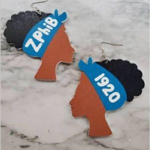 Inspired zeta phi beta earrings